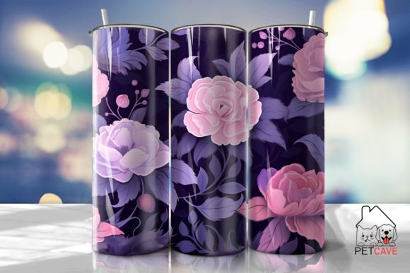 Flower Tumbler 20oz 6
