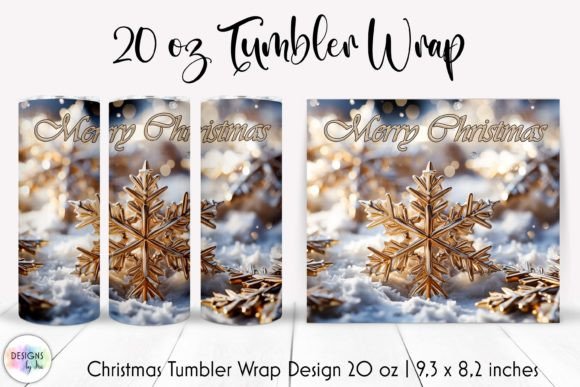 Inspirational Christmas Tumbler Wrap Graphics