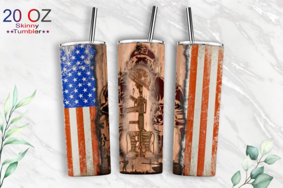 Veteran Tumbler Graphics: Print Templates for Brand Builders