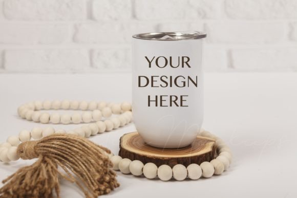 Wine Tumbler Mockup 12 Oz — Graphics for Food Amp